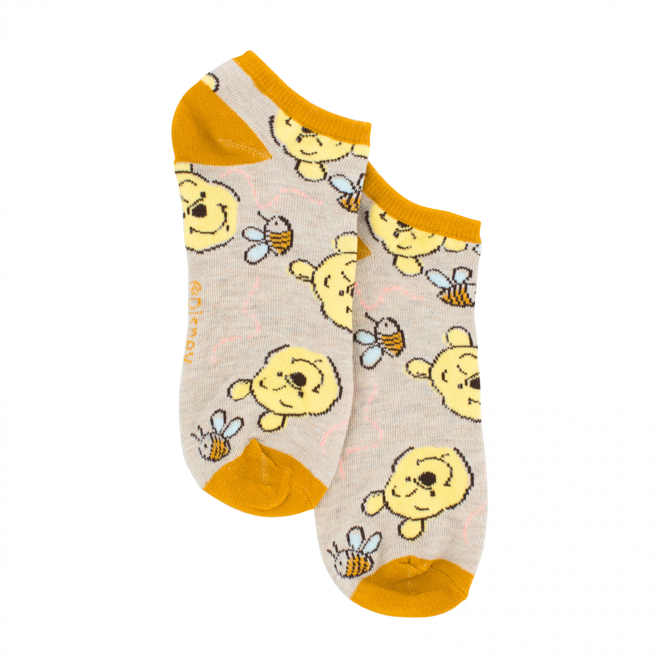 Winnie the Pooh Pastel Women's Ankle Socks 6-Pair Pack